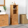 vidaXL Armoire de salle de bain avec porte VIGO Marron et Marron Miel