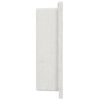 vidaXL Niche de douche blanc mat 41x36x10 cm