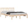 vidaXL Cadre de lit sans matelas bois de pin massif 120x190 cm