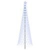 vidaXL Arbre de No&euml;l LED 300 cm 350 LED Bleu Fer Noir