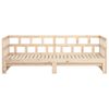 vidaXL Lit coulissant sans matelas bois de pin solide 2x(80x200) cm