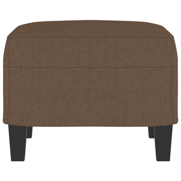 vidaXL Repose-pied Marron 60x50x41 cm Tissu