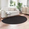 vidaXL Tapis HUARTE Noir 140 x 200 cm Polyester