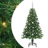 vidaXL Sapin de No&euml;l artificiel Vert 150 cm PVC, Acier et Plastique