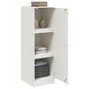 vidaXL Buffet blanc 34,5x39x107 cm acier