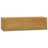 vidaXL Armoire murale de salle de bain 110x45x30 cm Teck solide