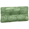 vidaXL Coussins de palette lot de 7 motif de feuilles tissu