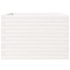 vidaXL Jardinière blanc 70x70x46 cm bois de pin massif