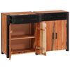 vidaXL Buffet 2 pcs Marron 110 x 30 x 75 cm Bois d'Acacia Massif