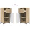 vidaXL Ensemble de mobilier de salle de bain 2 pcs Ch&ecirc;ne Sonoma