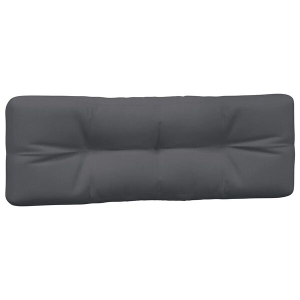 vidaXL Coussins de palette lot de 7 anthracite tissu