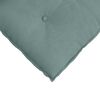 vidaXL Coussin de Dos Vert Mer 180 x 50 cm Tissu en velours c&ocirc;tel&eacute;