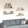 vidaXL &Eacute;tag&egrave;res flottantes 4 pcs Ch&ecirc;ne et blanc 90x23,5x3,8 cm MDF