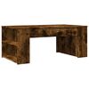 vidaXL Table basse ch&ecirc;ne fum&eacute; 102x55x42 cm bois d'ing&eacute;nierie
