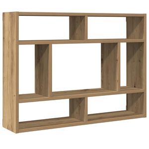 vidaXL &Eacute;tag&egrave;re murale Artisan en ch&ecirc;ne 75 x 16 x 55 cm bois d'ing&eacute;nierie