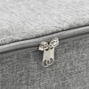 vidaXL Boîtes de rangement 2 pcs Tissu 70x40x18 cm Gris