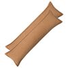 vidaXL Housse de coussin 2 pcs HOUTEN Beige 40 x 145 cm Boucl&eacute;