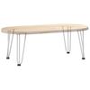 vidaXL Pieds en &eacute;pingle &agrave; cheveux pour table basse 4 pi&egrave;ces Blanc 30 cm Acier massif