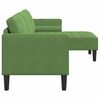 vidaXL Ensemble de Canapés Vert clair 173 x 131 x 67 cm Velours