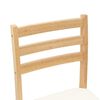 vidaXL Chaises de salle &agrave; manger 2 pcs Naturel 40 x 47,5 x 99,5 cm