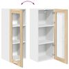 vidaXL Armoire suspendue avec stockage Ch&ecirc;ne Sonoma 40 x 31 x 100 cm
