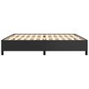 vidaXL Cadre de lit sans matelas noir 200x200 cm similicuir