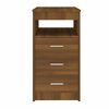 vidaXL Armoire &agrave; tiroirs Ch&ecirc;ne marron 40x50x76 cm Bois d'ing&eacute;nierie