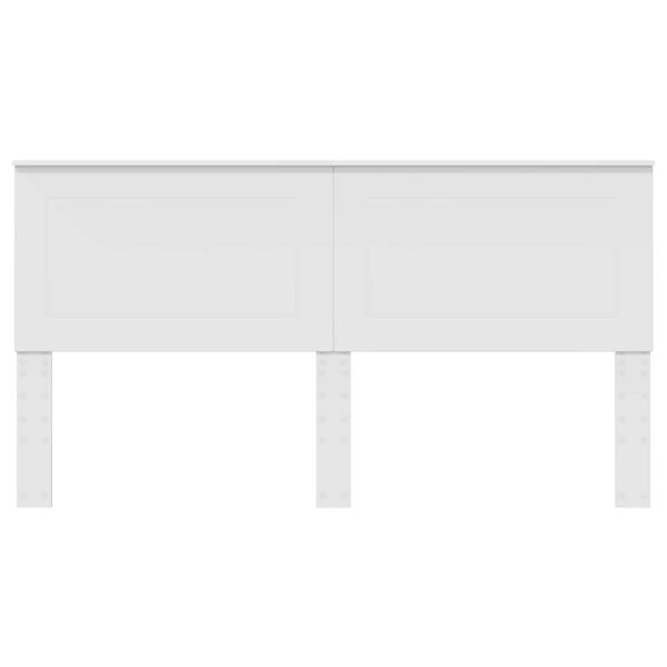 vidaXL T&ecirc;te de lit Blanc 180 cm Bois d'ing&eacute;nierie