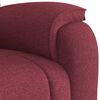 vidaXL Fauteuil inclinable Rouge bordeaux Tissu