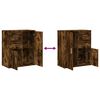 vidaXL Buffets 2 pcs chêne fumé 60x31x70 cm bois d'ingénierie