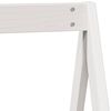 vidaXL Toit de lit pour enfants blanc 199x95,5x88cm bois de pin massif