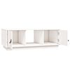 vidaXL Table basse Blanc 100x50x35 cm Bois massif de pin