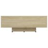 vidaXL Table basse Ch&ecirc;ne sonoma 85x55x31 cm Bois d'ing&eacute;nierie