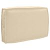 vidaXL Set de coussins de palette 3 pcs Beige 120 x 60 x 12 cm