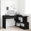 vidaXL Bureau Ch&ecirc;ne noir 200 x 50 x 76 cm Bois d'ing&eacute;nierie