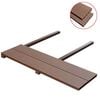 vidaXL Planche de terrasse 6 pcs Marron WPC