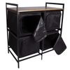 Bo-Camp Armoire de cuisine Lawton Noir