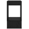 vidaXL Table d'appoint Ch&ecirc;ne noir 30 x 30 x 56 cm Bois d'ing&eacute;nierie