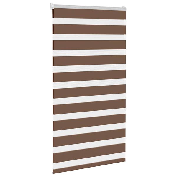vidaXL Store z&egrave;bre marron 90x150 cm largeur du tissu 85,9 cm polyester