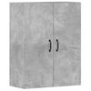 vidaXL Armoires murales 2 pcs gris b&eacute;ton bois d'ing&eacute;nierie