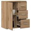 vidaXL Buffet Ch&ecirc;ne artisanal 60 x 31 x 70 cm Bois d'ing&eacute;nierie