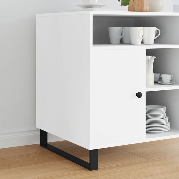 vidaXL Pieds de meuble 2 pcs Noir 546 x 40,5 x 100 mm Fer