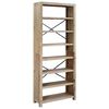 vidaXL Biblioth&egrave;que 7 niveaux 80x30x200 cm Bois solide d'acacia