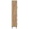 vidaXL Haut Armoire avec tiroir Ch&ecirc;ne artisanal 34,5 x 34 x 180 cm