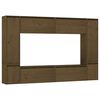 vidaXL Meubles TV 8 pcs Marron miel Bois massif de pin