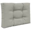 vidaXL Coussin de canap&eacute; d'ext&eacute;rieur 2 pcs Gris Polyester