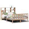 vidaXL Lit biblioth&egrave;que sans matelas 140x200 cm bois massif de pin