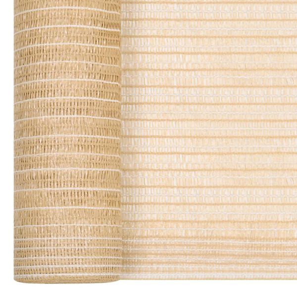 vidaXL Filet brise-vue Beige 1,2x25 m PEHD 75 g/m&sup2;