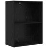 vidaXL &Eacute;tag&egrave;re 60 x 30 x 76.5 cm Bois d'ing&eacute;nierie Ch&ecirc;ne noir