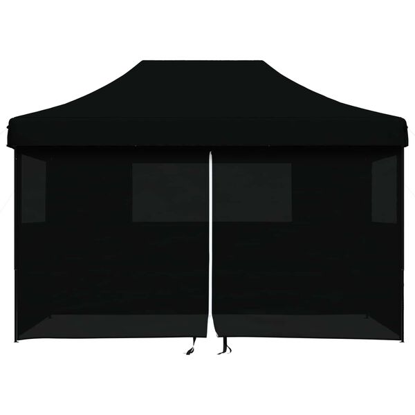 vidaXL Tente de f&ecirc;te Noir 279 x 410 x 315 cm Tissu Oxford